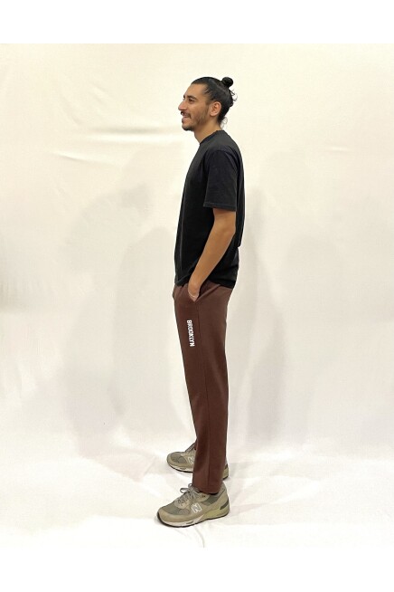 Süperlife Erkek Regular Fit Broklyn Baskılı İnce Eşofman Altı SPR 205