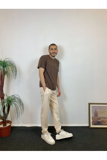 Erkek Regular Fit İnce Eşofman Altı SPR24EA83