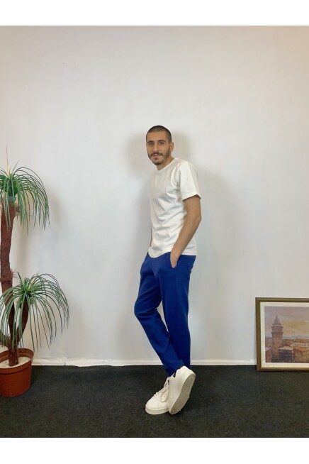 Erkek Regular Fit İnce Eşofman Altı SPR24EA83