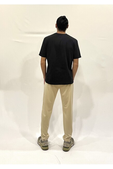 Erkek Regular/Normal Kesim Lastik Belli Brooklyn Şehir İnce Baskılı Eşofman Altı 24EA203