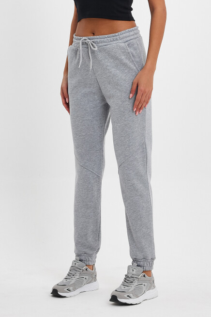 Kadın 3 İplik Kalın Rahat Kalıp Eşofman Altı spr24ea96