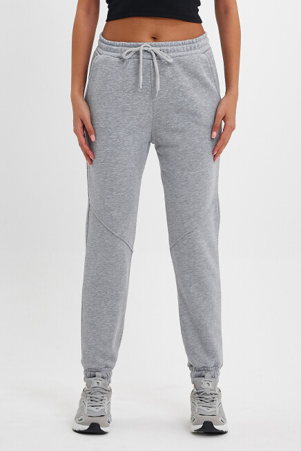 Kadın 3 İplik Kalın Rahat Kalıp Eşofman Altı spr24ea96