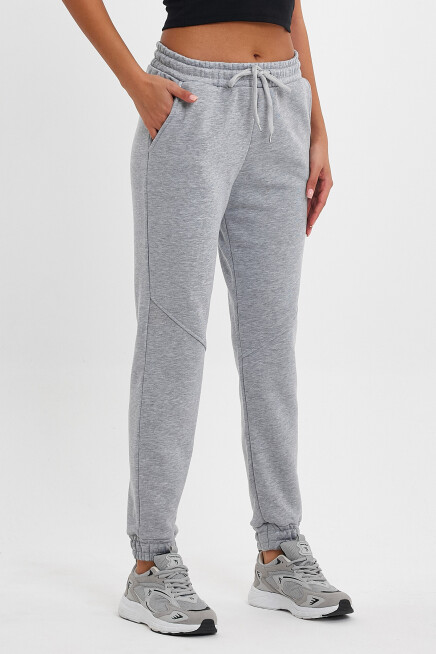 Kadın 3 İplik Kalın Rahat Kalıp Eşofman Altı spr24ea96