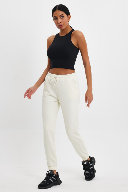 Kadın 3 İplik Kalın Rahat Kalıp Eşofman Altı spr24ea96