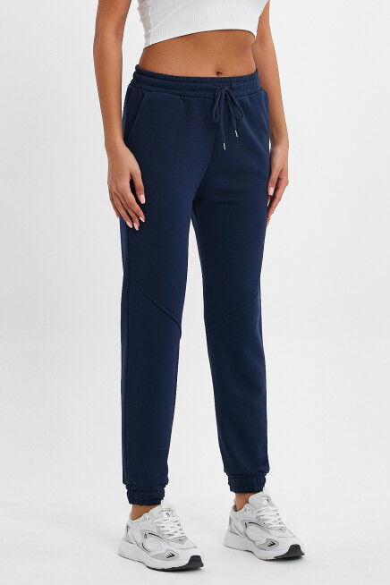 Kadın 3 İplik Kalın Rahat Kalıp Eşofman Altı spr24ea96