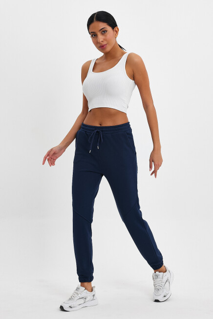 Kadın 3 İplik Kalın Rahat Kalıp Eşofman Altı spr24ea96