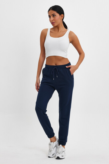 Kadın 3 İplik Kalın Rahat Kalıp Eşofman Altı spr24ea96