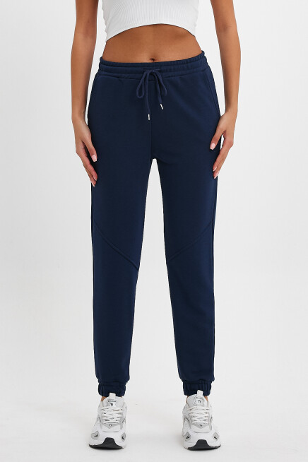 Kadın 3 İplik Kalın Rahat Kalıp Eşofman Altı spr24ea96