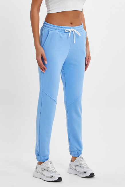 Kadın 3 İplik Kalın Rahat Kalıp Eşofman Altı spr24ea96