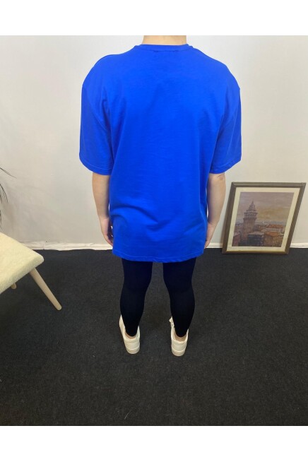 Süperlife Kadın Bisiklet Yaka Standart &Regular Fit  Brookyln Baskılı Tişort SPR21YK27