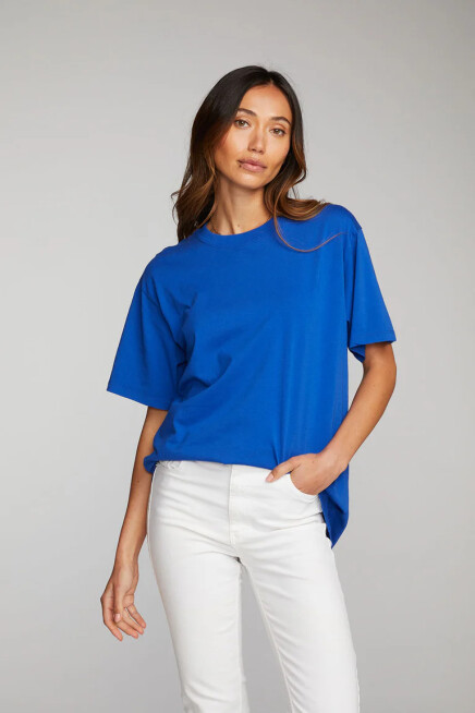 Süperlife Kadın Bisiklet Yaka Standart &Regular Fit Tişort spr21yk30