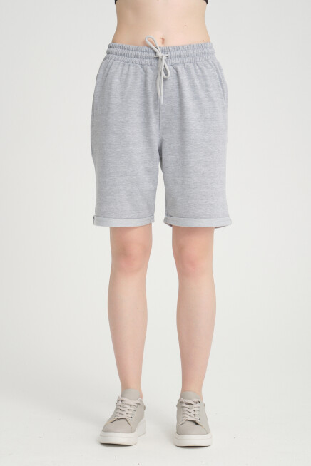 Kadın Regular Fit Duble Paça Şort SPR24SRK51