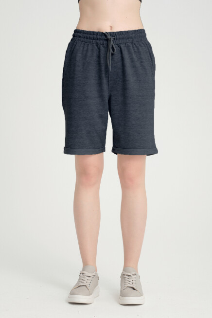 Kadın Regular Fit Duble Paça Şort SPR24SRK51