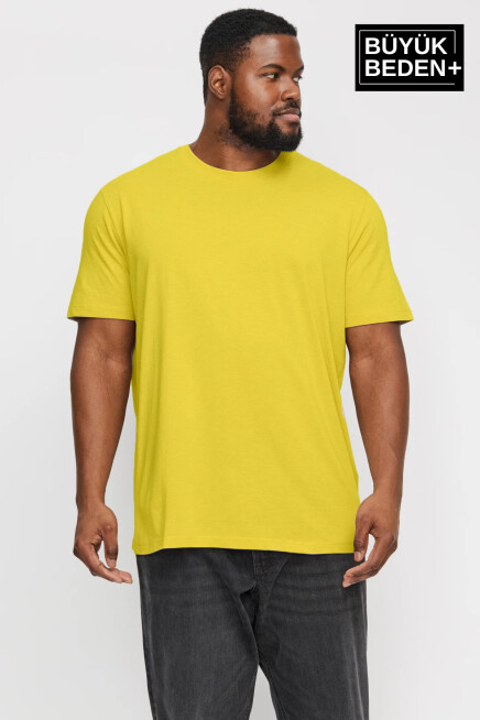  Erkek Büyük Beden Bisiklet Yaka Tshırt SPRBTS10