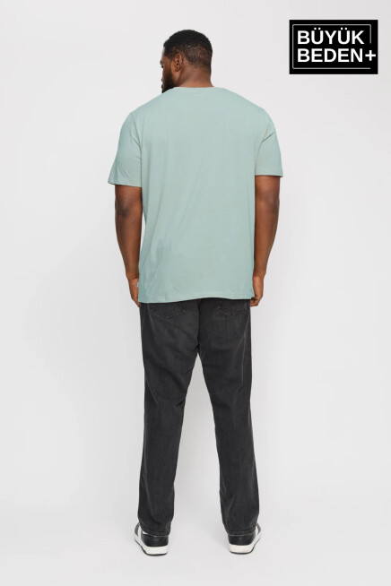  Erkek Büyük Beden Bisiklet Yaka Tshırt SPRBTS10