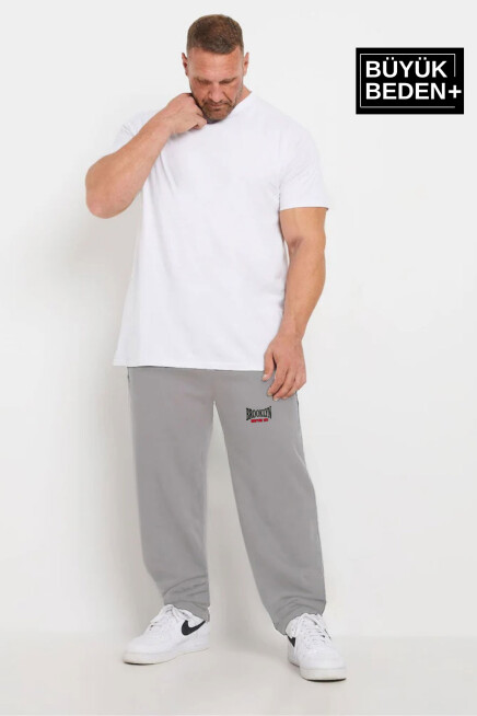 Erkek Büyük Beden Buyuk Brooklyn Baskılı İnce Eşofman Altı  SPR25BEA50