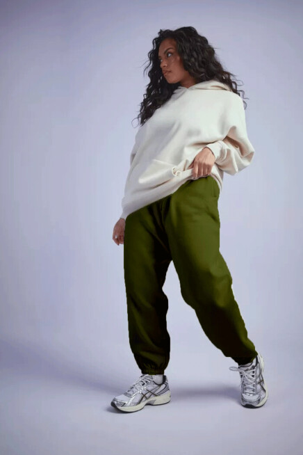 Kadın Battal Rahat Kesim İnce Eşofman Altı SPR24BEAK51