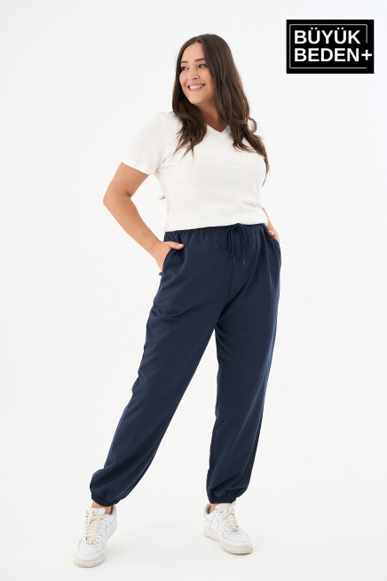 Kadın Battal Rahat Kesim İnce Eşofman Altı SPR24BEAK51