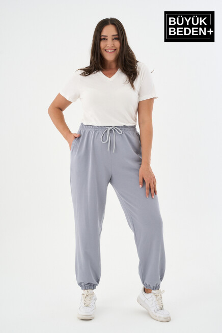 Kadın Battal Rahat Kesim İnce Eşofman Altı SPR24BEAK51