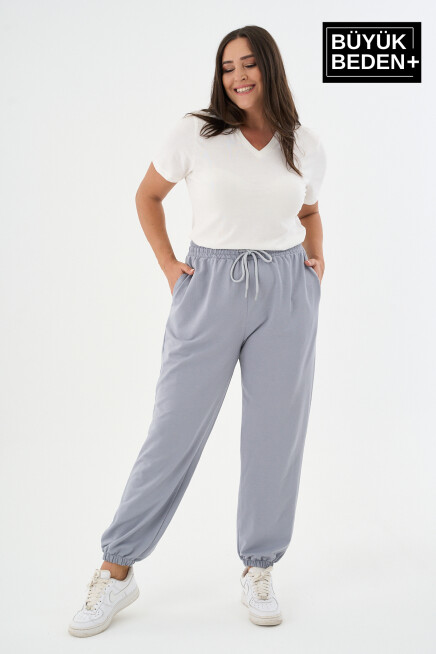 Kadın Battal Rahat Kesim İnce Eşofman Altı SPR24BEAK51