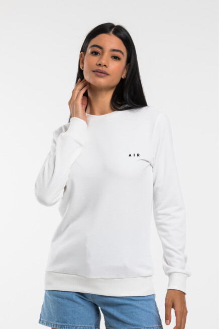 Kadın Bisiklet Yaka Regular Kalıp İnce AR  Baskılı Sweatshırt SPR24SWK124