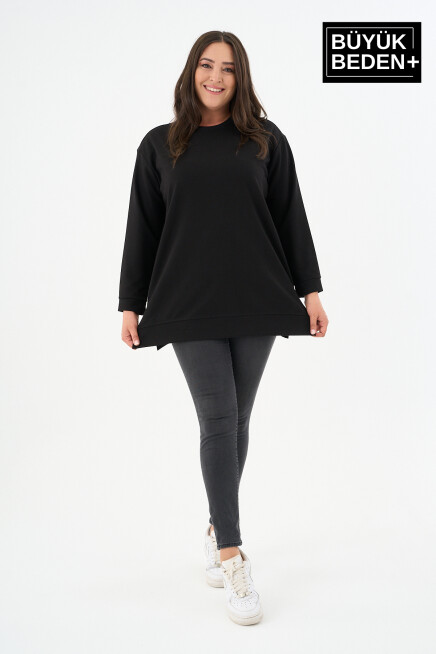 Kadın Tunik Büyük Beden  Sweatshırt SPR26BTK990