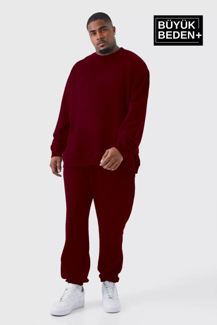 Erkek Battal Rahat Kesim İnce Eşofman Altı SPR24BEA51