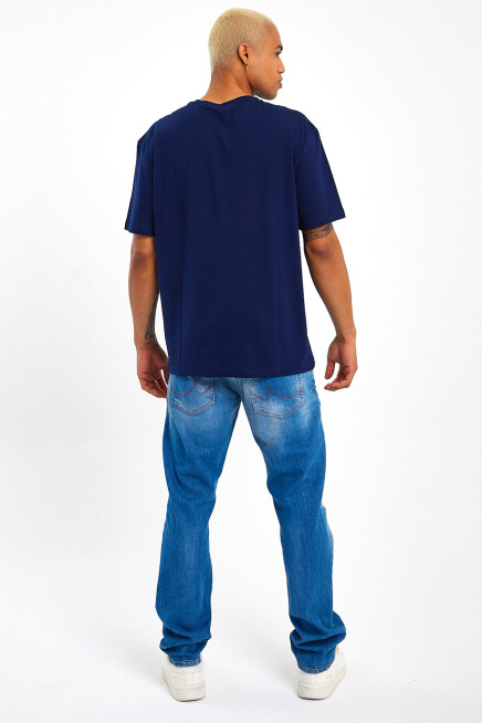 Erkek Bisiklet Yaka Willams.Brooklyn Baskılı Tshirt SPR25TS31