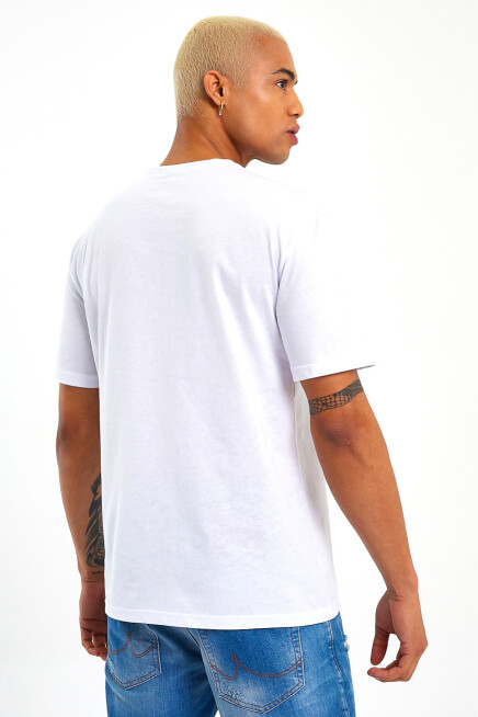 Erkek Bisiklet Yaka Willams.Brooklyn Baskılı Tshirt SPR25TS31