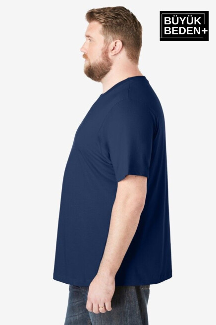  Erkek Büyük Beden Bisiklet Yaka Tshırt SPRBTS10
