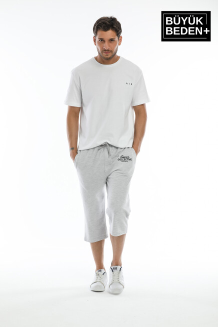 Erkek Büyük Beden Unified Collective Baskılı Standart &Regular Kalıp Şort SPR25BSR088