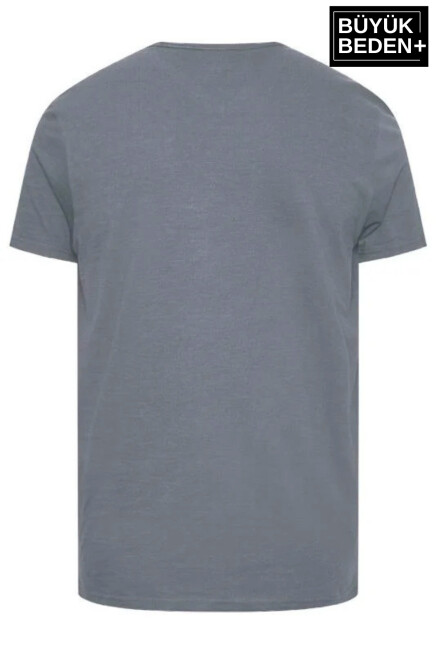 Erkek Büyük Beden V Yaka Tshırt SPRBTS09