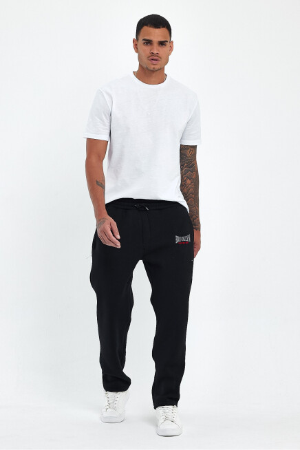 Erkek İçi Polarlı 3 iplik Kalın B.Brooklyn Baskılı Eşofman Altı SPR25EA96