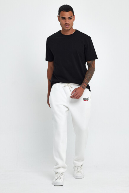 Erkek İçi Polarlı 3 iplik Kalın B.Brooklyn Baskılı Eşofman Altı SPR25EA96