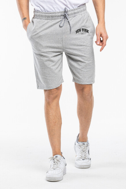 Erkek New York Baskılı Standart &Regular Kalıp Şort SPR25SR085
