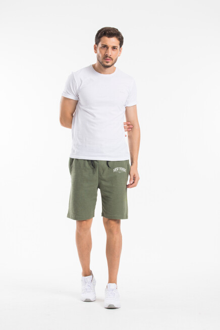 Erkek New York Baskılı Standart &Regular Kalıp Şort SPR25SR085