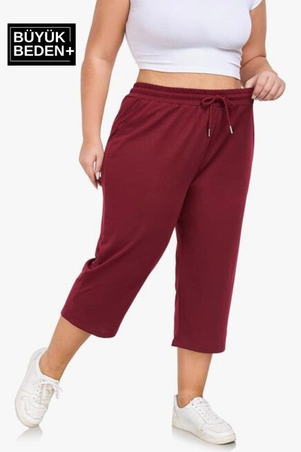 Kadın Büyük Beden Şort SPR25BSRK91