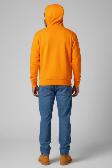 Erkek Kapşonlu Rahat Kalıp İçi Polarlı 3 iplik Kalın SweatShırt spr25sw55