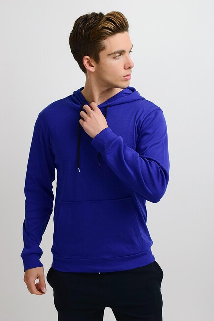 Erkek Kapşonlu Slim Fit Sweatshirt SPR 925