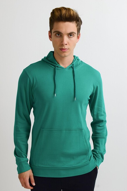 Erkek Kapşonlu Slim Fit Sweatshirt SPR 925