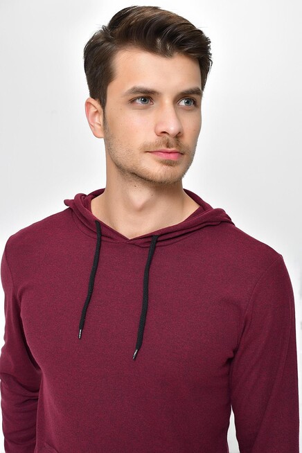 Erkek Kapşonlu Slim Fit Sweatshirt SPR 925