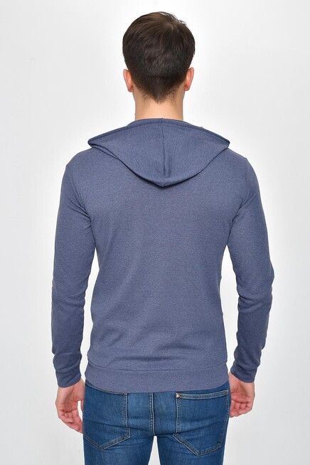 Erkek Kapşonlu Slim Fit Sweatshirt SPR 925