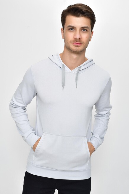 Erkek Kapşonlu Slim Fit Sweatshirt SPR 925