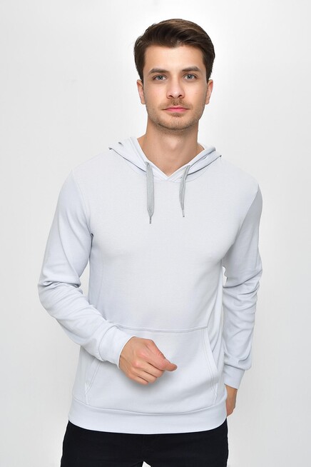 Erkek Kapşonlu Slim Fit Sweatshirt SPR 925