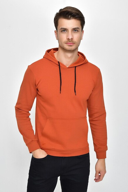 Erkek Kapşonlu Slim Fit Sweatshirt SPR 925