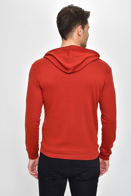 Erkek Kapşonlu Slim Fit Sweatshirt SPR 925