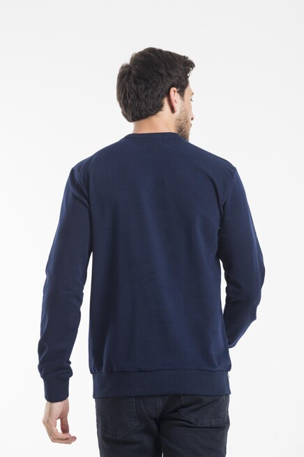 Süperlife Erkek Bisiklet Yaka Regular Fit İnce Sweatshirt SPR 20K30