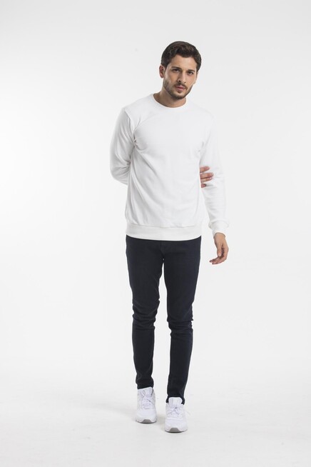 Süperlife Erkek Bisiklet Yaka Regular Fit İnce Sweatshirt SPR 20K30
