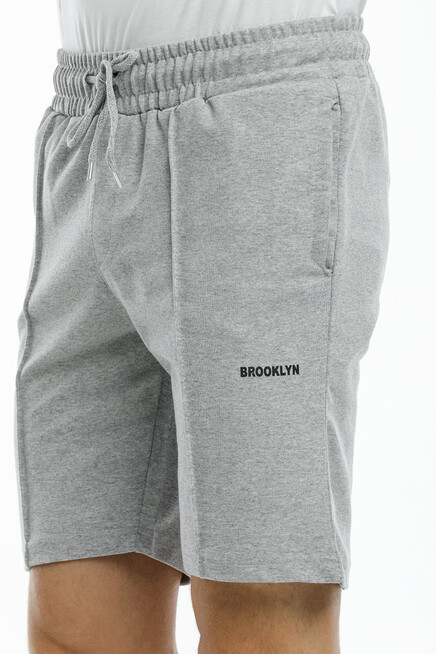 Erkek Regular Fit Çımalı Brooklyn Baskılı Şort SPR21Y55 