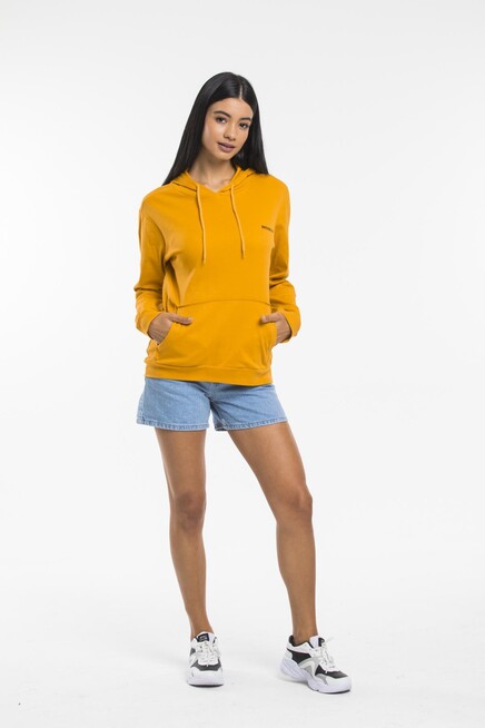 Kadın Kapşonlu Oversize Fit Baskılı Sweatshirt spr21k26 